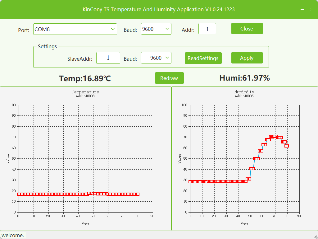 rs485 humidity sensor